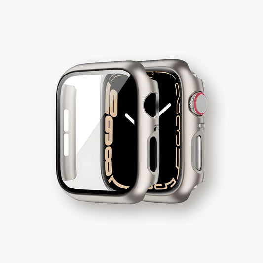 iWatch Case with Tempered Glass Screen Protector and Drop Protection