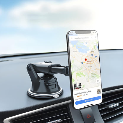 Adjustable Magnetic Car Phone Mount with Suction Cup